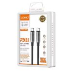 Cable 3M LDNIO Tipo C a Tipo C 65W - Imagen 3