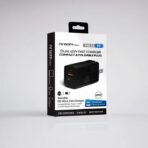 CARGADOR DUAL CARGA RAPIDA ARGOMTECH TYPE-C Y USB